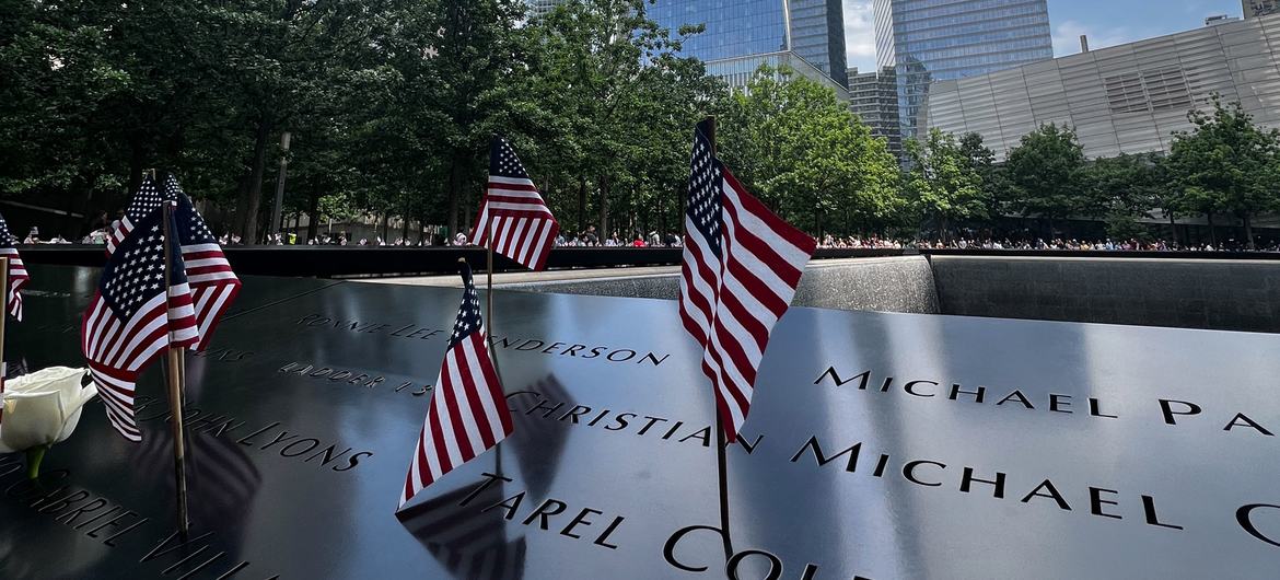 O Memorial do 11 de Setembro na cidade de Nova York.