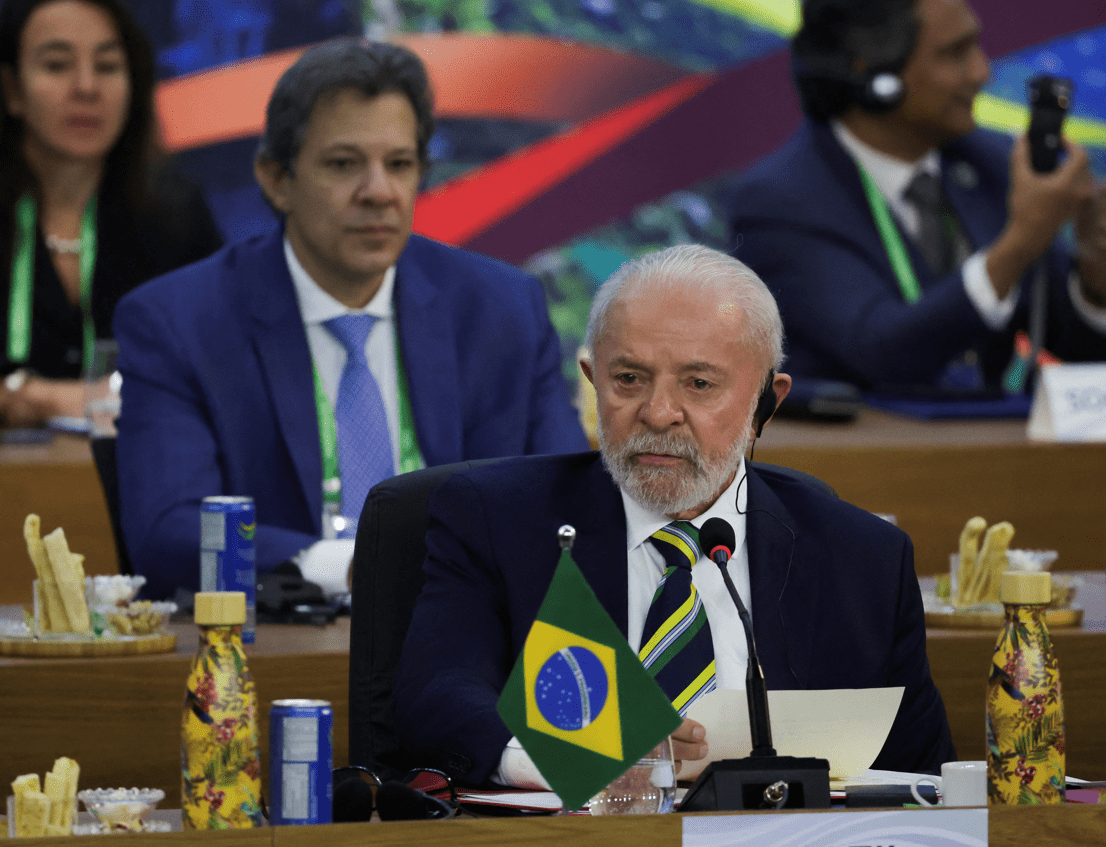 Garrafas estampadas foram entregues para líderes mundiais no G20