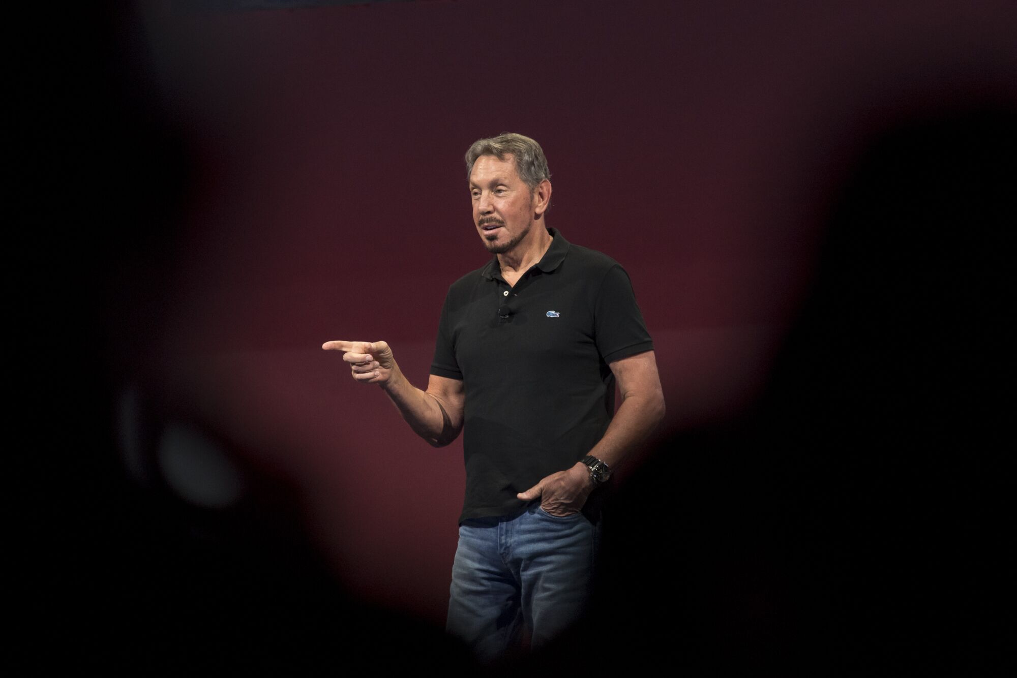 Larry Ellison na Oracle OpenWorld