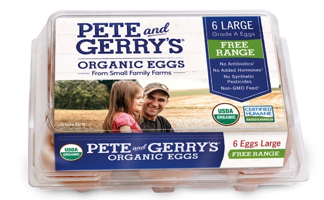 Produtos da Pete & Gerry’s Organic Eggs