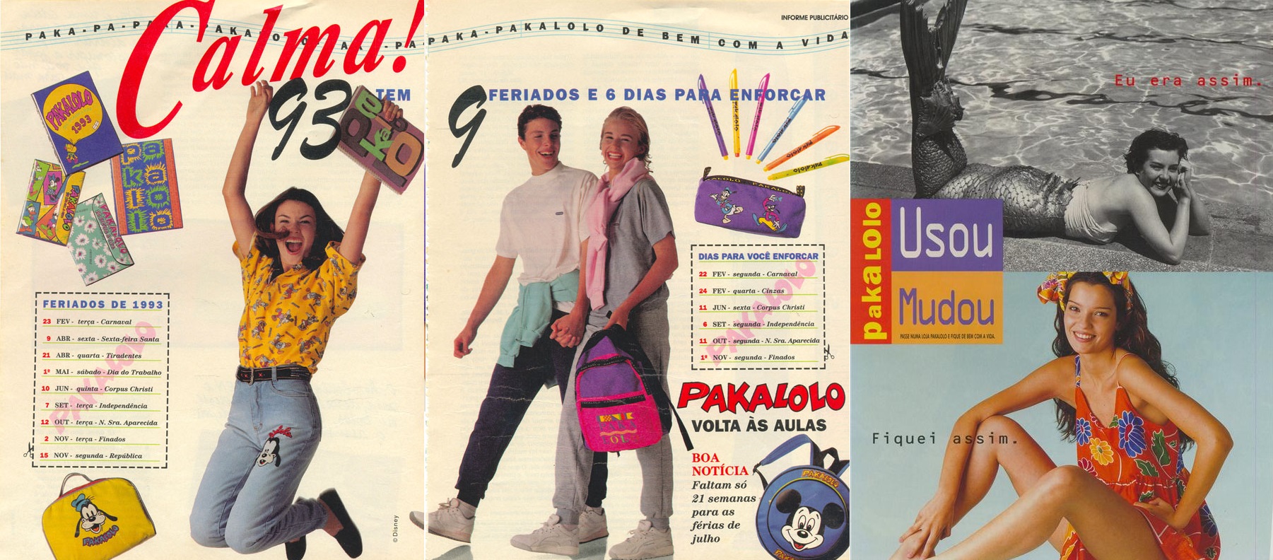 Propagandas da Pakalolo voltadas para o público jovem. (Foto: Site Propagandas em Revistas Antigas)