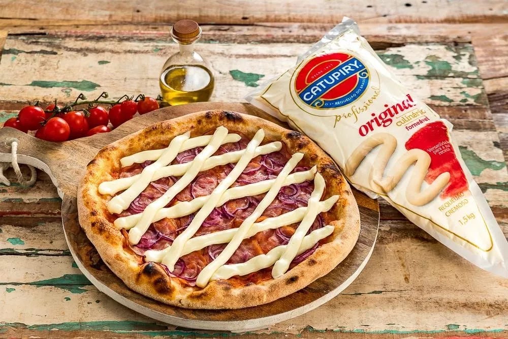 Catupiry na Pizza