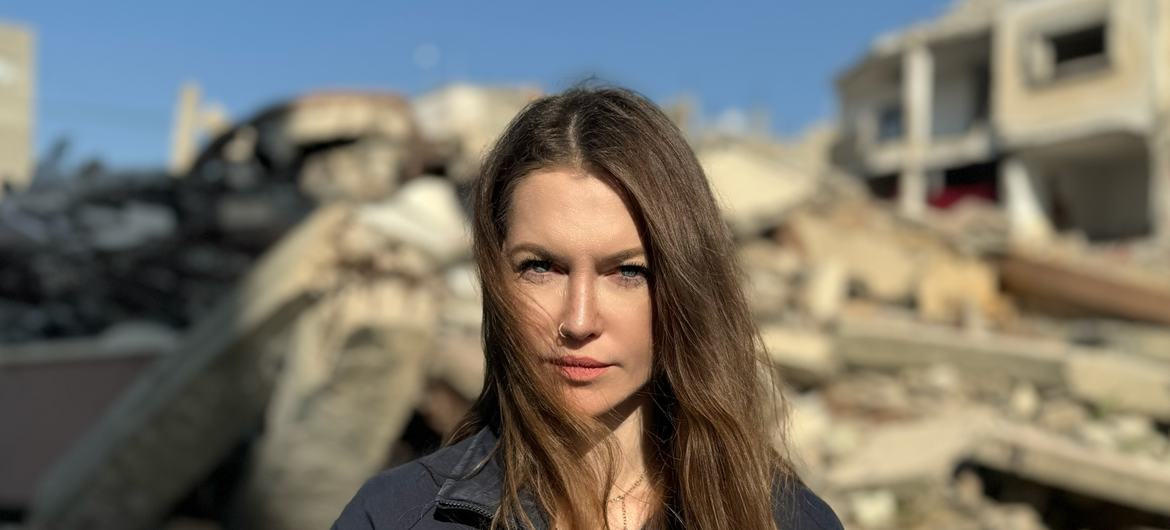 Porta-voz do OCHA em Gaza, Olga Cherevko
