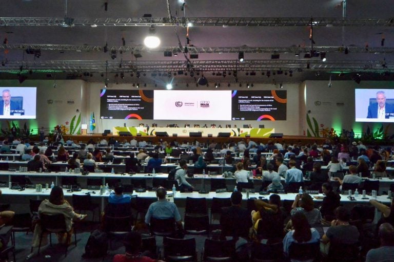 Plenária de encerramento da COP30, em Belém