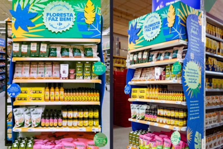 Produtos amazônicos nas gôndolas da rede