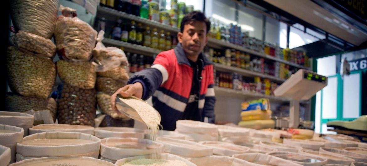 Comerciante em Mercado