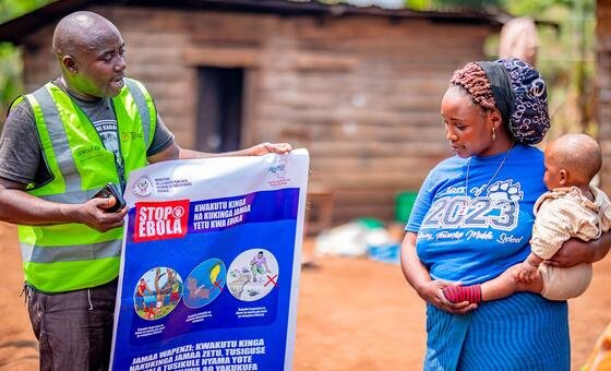 Imagem da OMS: S. Hawkey - A velocidade de propagação do Ebola é uma preocupação central
